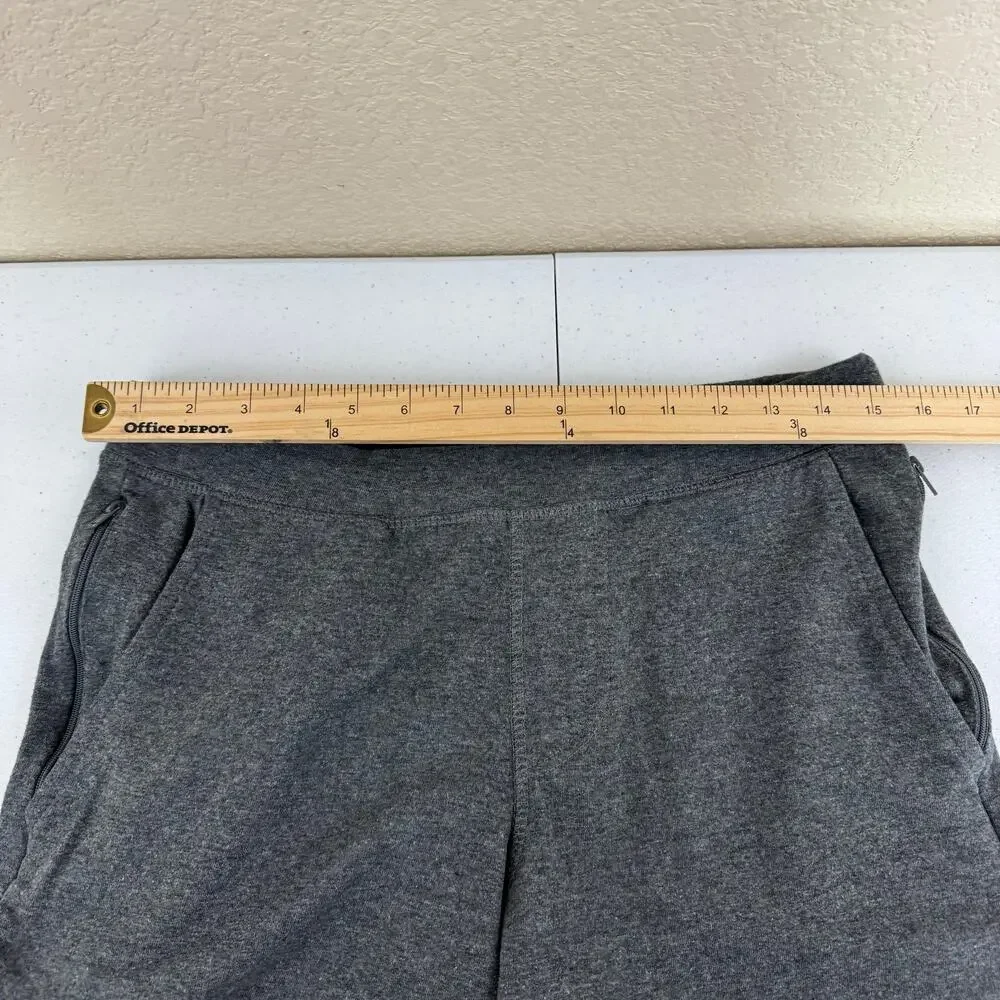 Eddie Bauer Lounge Shorts Mens Size S Gray Knit Outdoors Hiking Travel Athletic